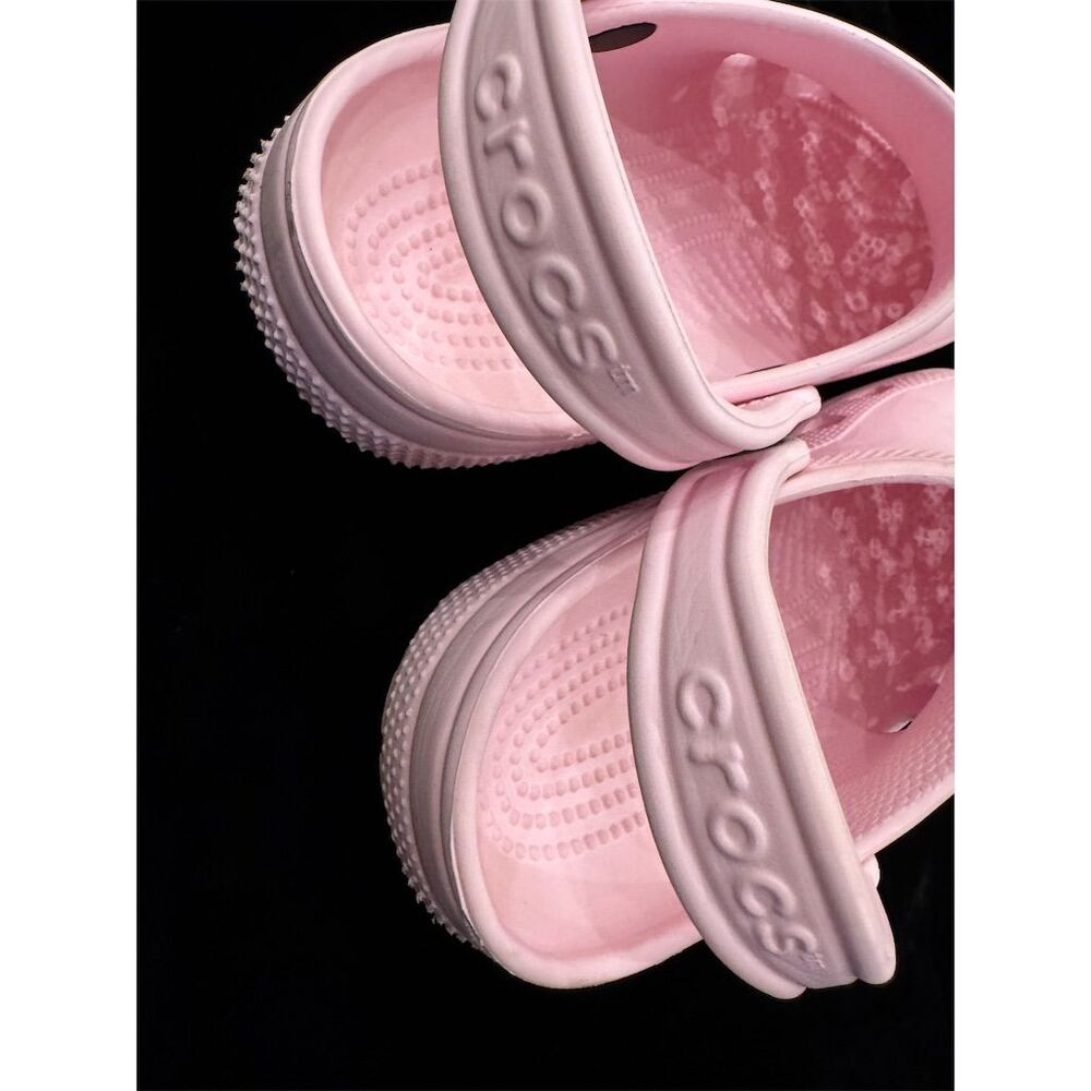 Crocs Classic Clog Pink Unisex Size M5/W7 Casual Slip-On Shoes - Picture 4 of 8
